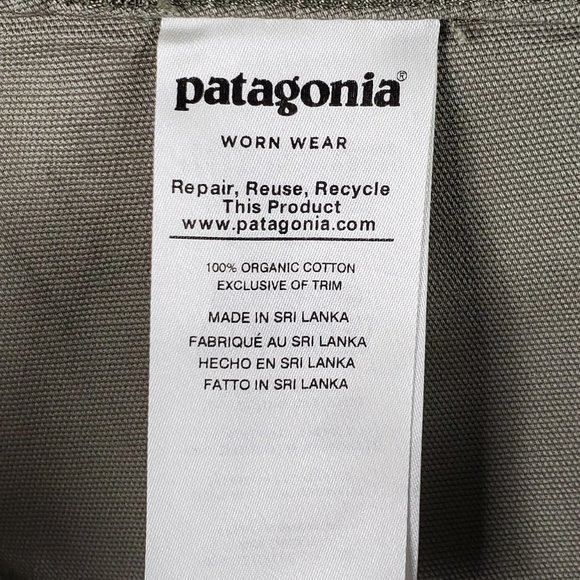 PATAGONIA shale Stand Up Skirt tan Sz 12 - Picture 6 of 6